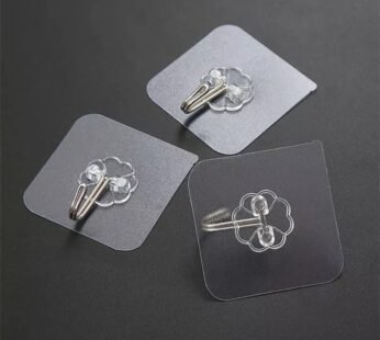 Transparent Wall Hook 10 PCS