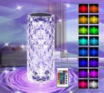 Diamond Crystal Lamp With Remote Control 16 Colors