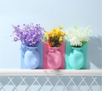 Silicone Vase Wall-Mounted Flower Pot