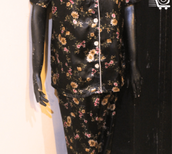 Night Wear For Women In Silk Black