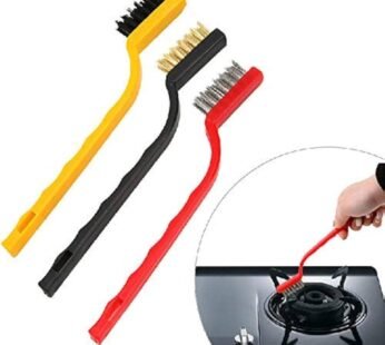 Nylon Steel Copper Wire combination Cleaning Brush 3Pcs