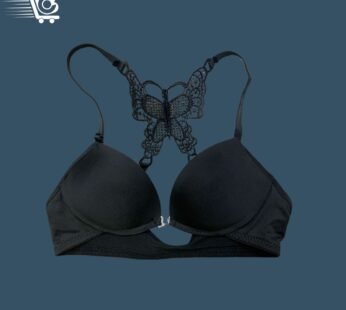 Front Open Butterfly Style Design Light Padded Bra For Bridals