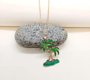 Chic Palm Tree Necklace